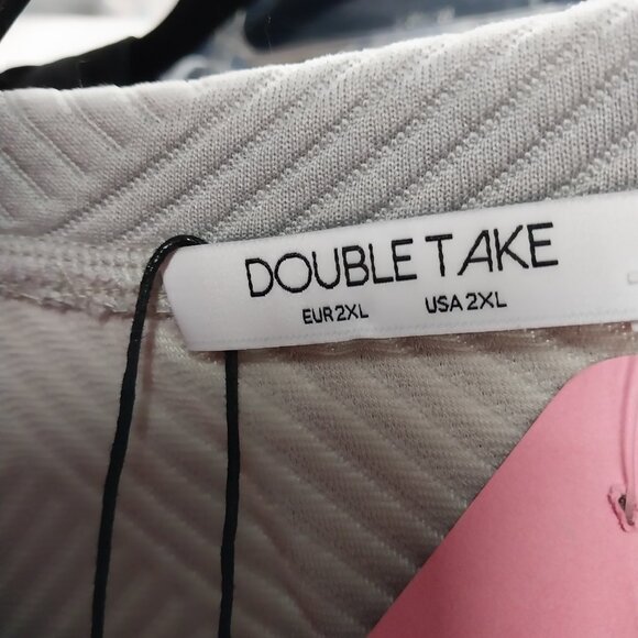 3694 Size 2XL Double Take NWT. 2 Piece Thick Quilt Look Lounge Set. - Picture 11 of 12